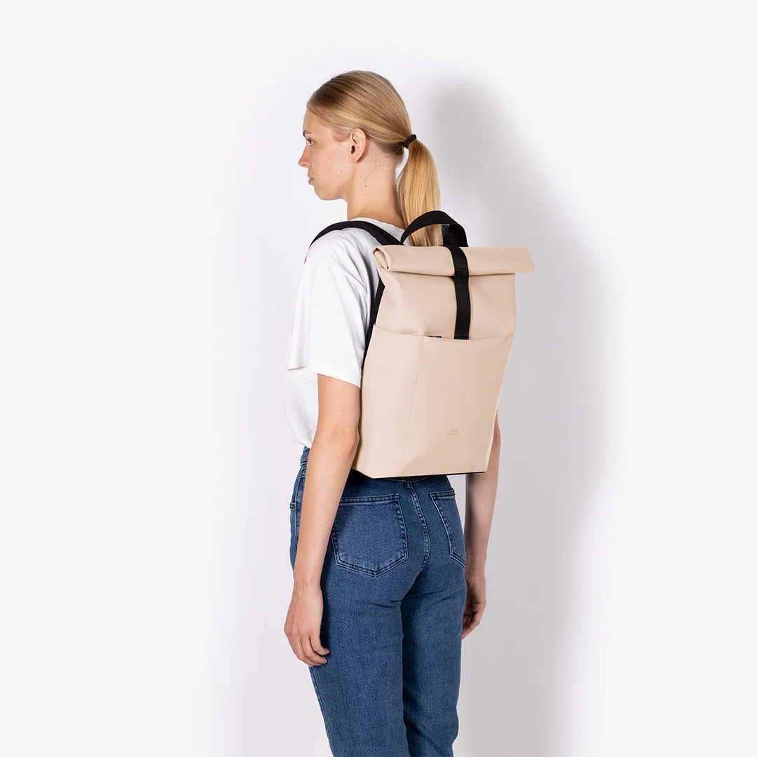 Comfortable Hajo Mini Lotus Light Apricot Backpack padded back