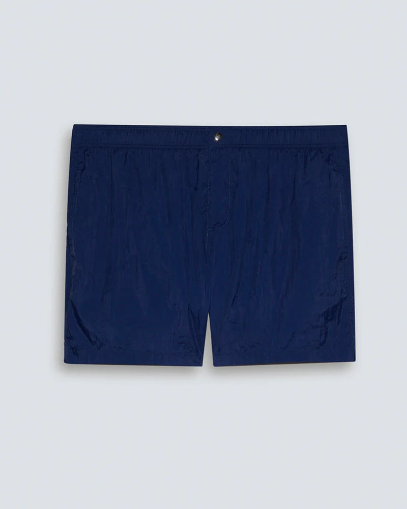 Navy Coste Swim Shorts - Top-Quality Men's Beachwear from Sardegna Sartoria