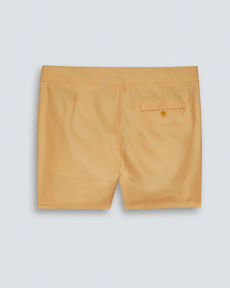 Sardegna Sartoria logo on PENISOLA S Future Yellow Men's Swim Shorts
