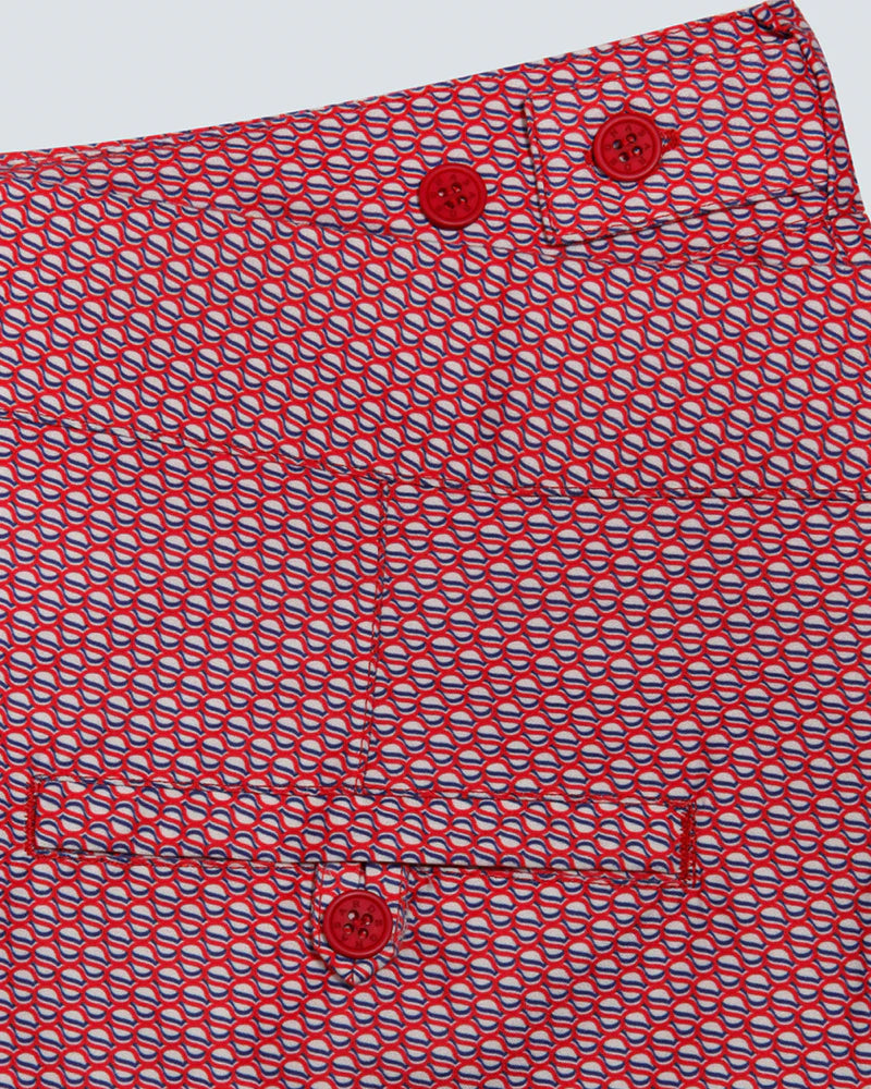 Fast-Drying Polyester Swimwear - PENISOLA South Beach Red Navy