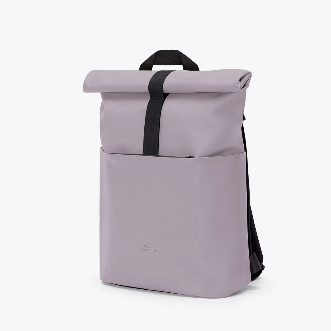 Hajo Mini Lotus Dusty Lilac eco-friendly backpack side view