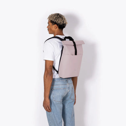 Hajo Mini Lotus Light Rose Backpack for eco-conscious travelers