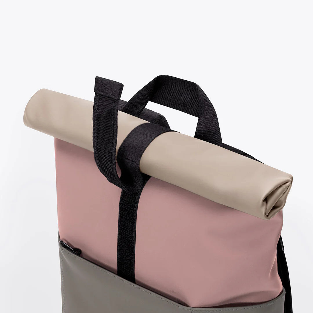 Waterproof Backpack: Hajo Mini Lotus in Rose Dark Grey